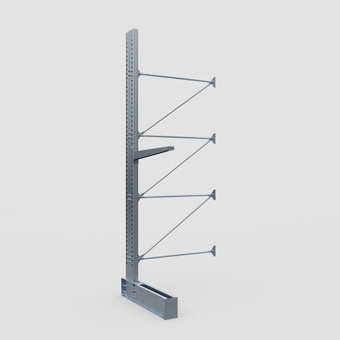 Cantilever Rack - Single Sided - Heavy Duty - Hot Dip Galvanized - Add-On Bay - Height 4572mm