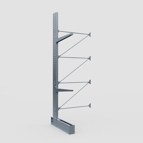 Cantilever Rack - Single Sided - Heavy Duty - Hot Dip Galvanized - Add-On Bay - Height 4572mm