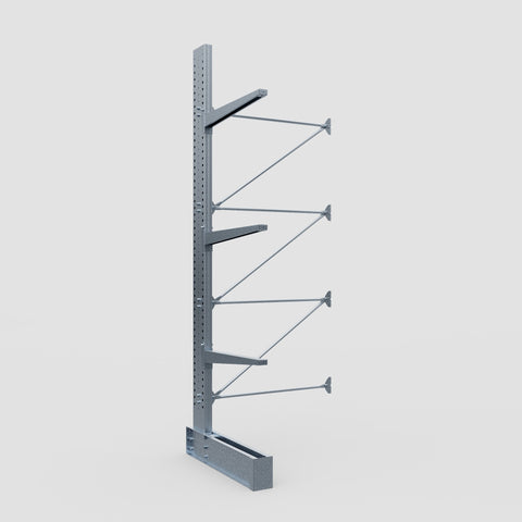 Cantilever Rack - Single Sided - Heavy Duty - Hot Dip Galvanized - Add-On Bay - Height 4572mm