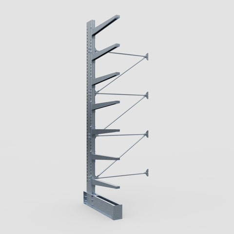 Cantilever Rack - Single Sided - Super Heavy Duty - Hot Dip Galvanized - Add-On Bay - Height 4877mm