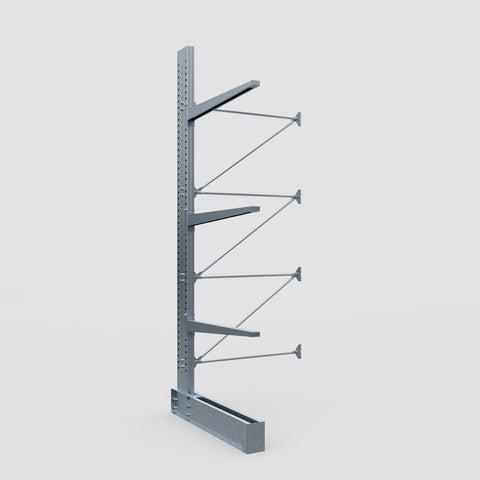 Cantilever Rack - Single Sided - Heavy Duty - Hot Dip Galvanized - Add-On Bay - Height 4572mm