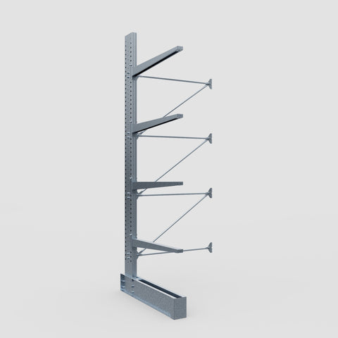 Cantilever Rack - Single Sided - Ultra Heavy Duty - Hot Dip Galvanized - Add-On Bay - Height 4877mm