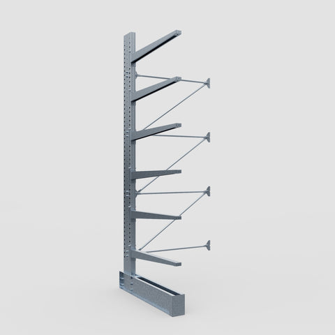 Cantilever Rack - Single Sided - Ultra Heavy Duty - Hot Dip Galvanized - Add-On Bay - Height 4877mm