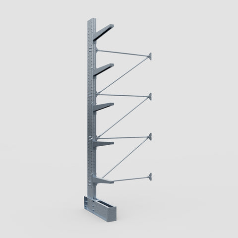 Cantilever Rack - Single Sided - Heavy Duty - Hot Dip Galvanized - Add-On Bay - Height 4572mm