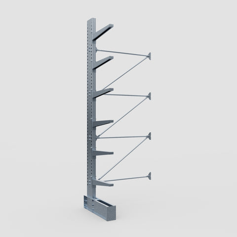 Cantilever Rack - Single Sided - Heavy Duty - Hot Dip Galvanized - Add-On Bay - Height 4572mm