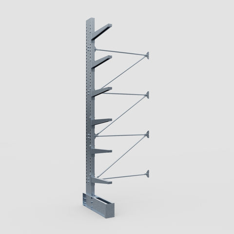 Cantilever Rack - Single Sided - Ultra Heavy Duty - Hot Dip Galvanized - Add-On Bay - Height 4877mm