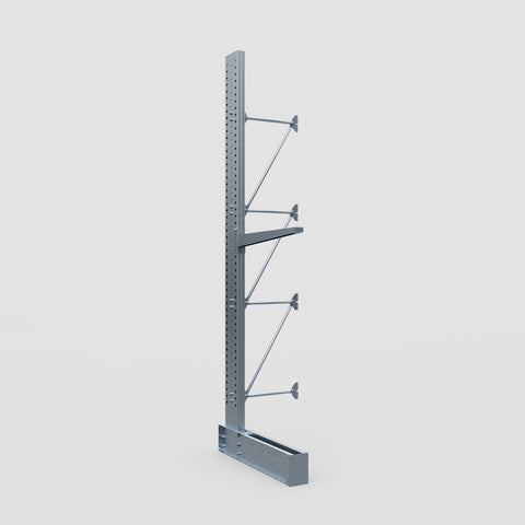 Cantilever Rack - Single Sided - Heavy Duty - Hot Dip Galvanized - Add-On Bay - Height 4572mm