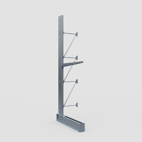 Cantilever Rack - Single Sided - Heavy Duty - Hot Dip Galvanized - Add-On Bay - Height 4572mm