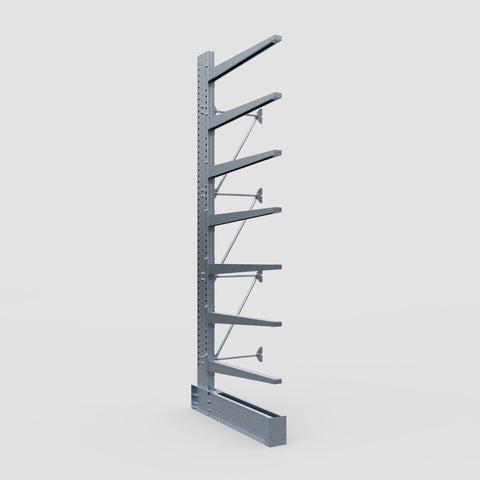 Cantilever Rack - Single Sided - Heavy Duty - Hot Dip Galvanized - Add-On Bay - Height 4572mm