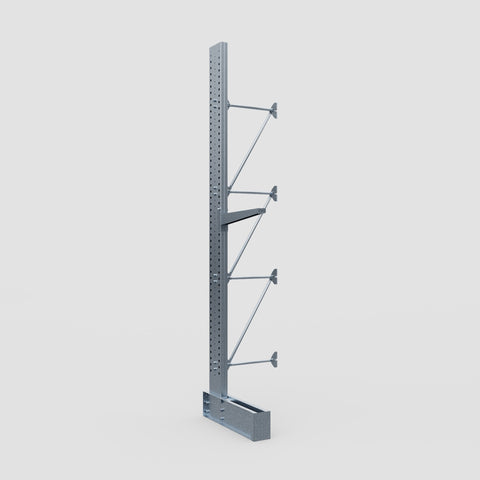 Cantilever Rack - Single Sided - Heavy Duty - Hot Dip Galvanized - Add-On Bay - Height 4572mm