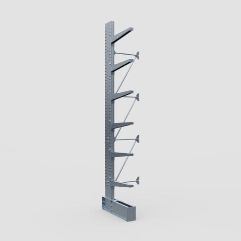 Cantilever Rack - Single Sided - Heavy Duty - Hot Dip Galvanized - Add-On Bay - Height 4572mm