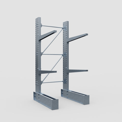 Cantilever Rack - Single Sided - Heavy Duty - Hot Dip Galvanized - Full Bay - Height 3048mm