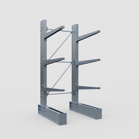 Cantilever Rack - Single Sided - Super Heavy Duty - Hot Dip Galvanized - Full Bay - Height 4267mm