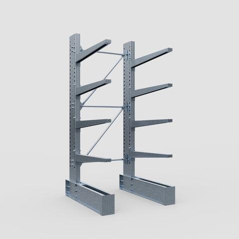 Cantilever Rack - Single Sided - Heavy Duty - Hot Dip Galvanized - Full Bay - Height 3048mm