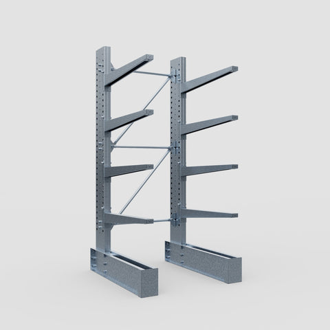 Cantilever Rack - Single Sided - Ultra Heavy Duty - Hot Dip Galvanized - Full Bay - Height 4267mm