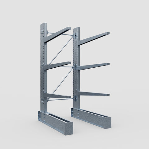 Cantilever Rack - Single Sided - Ultra Heavy Duty - Hot Dip Galvanized - Full Bay - Height 4267mm