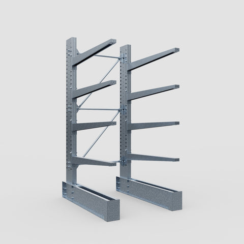 Cantilever Rack - Single Sided - Ultra Heavy Duty - Hot Dip Galvanized - Full Bay - Height 4267mm