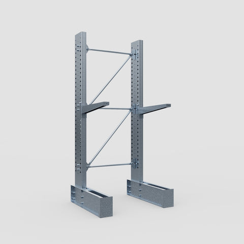 Cantilever Rack - Single Sided - Ultra Heavy Duty - Hot Dip Galvanized - Full Bay - Height 4267mm