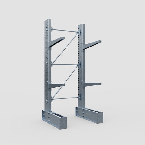 Cantilever Rack - Single Sided - Heavy Duty - Hot Dip Galvanized - Full Bay - Height 3048mm