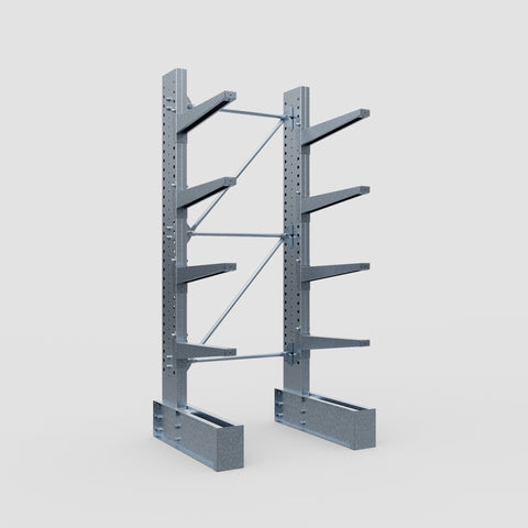 Cantilever Rack - Single Sided - Heavy Duty - Hot Dip Galvanized - Full Bay - Height 3048mm