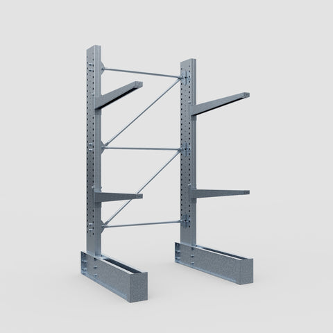 Cantilever Rack - Single Sided - Super Heavy Duty - Hot Dip Galvanized - Full Bay - Height 4267mm