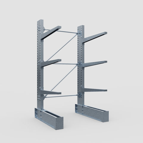 Cantilever Rack - Single Sided - Ultra Heavy Duty - Hot Dip Galvanized - Full Bay - Height 4267mm