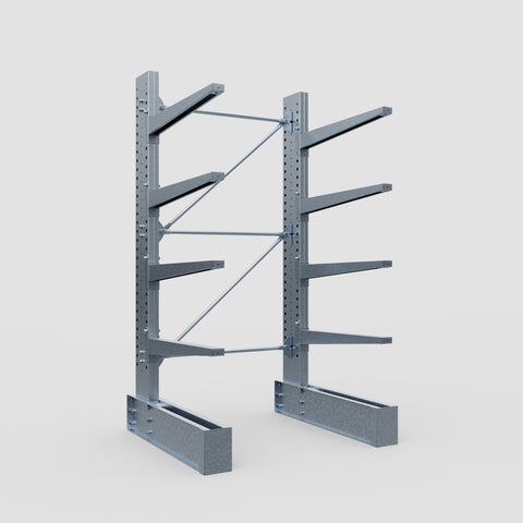 Cantilever Rack - Single Sided - Ultra Heavy Duty - Hot Dip Galvanized - Full Bay - Height 4267mm