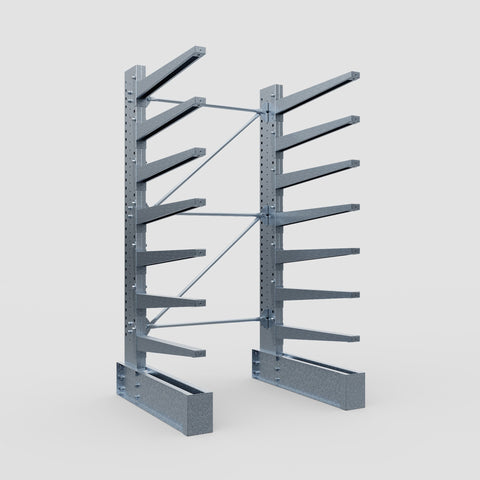 Cantilever Rack - Single Sided - Super Heavy Duty - Hot Dip Galvanized - Full Bay - Height 4267mm