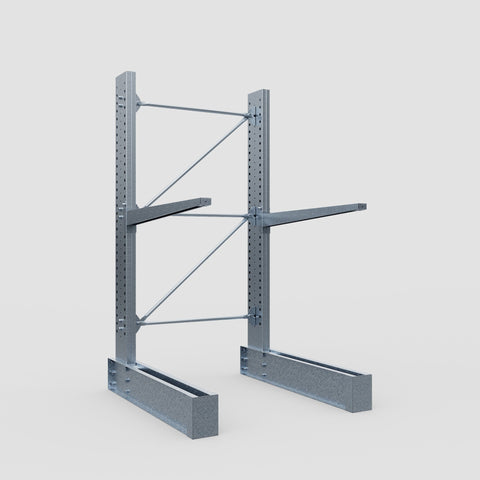 Cantilever Rack - Single Sided - Super Heavy Duty - Hot Dip Galvanized - Full Bay - Height 4267mm