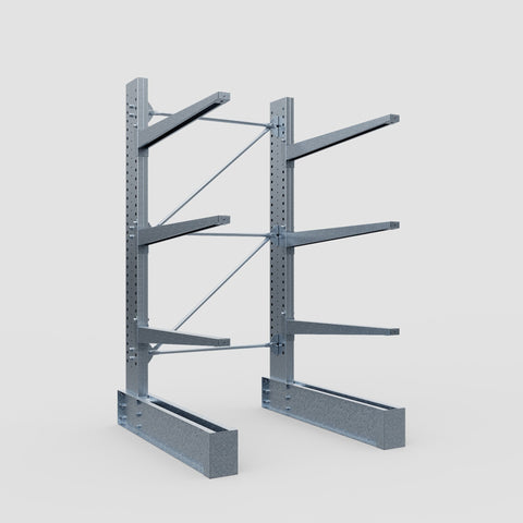 Cantilever Rack - Single Sided - Super Heavy Duty - Hot Dip Galvanized - Full Bay - Height 4267mm