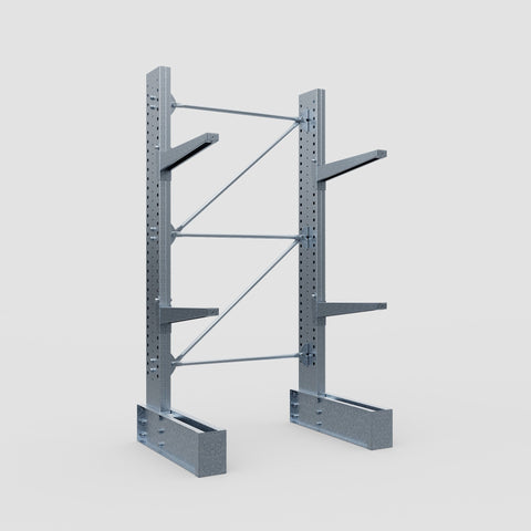 Cantilever Rack - Single Sided - Ultra Heavy Duty - Hot Dip Galvanized - Full Bay - Height 4267mm