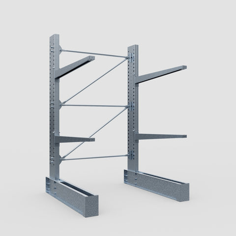 Cantilever Rack - Single Sided - Ultra Heavy Duty - Hot Dip Galvanized - Full Bay - Height 4267mm