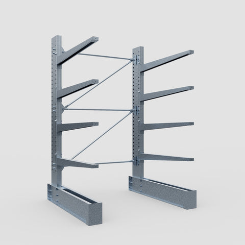 Cantilever Rack - Single Sided - Super Heavy Duty - Hot Dip Galvanized - Full Bay - Height 4267mm