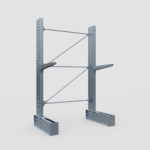 Cantilever Rack - Single Sided - Heavy Duty - Hot Dip Galvanized - Full Bay - Height 3048mm