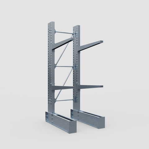 Cantilever Rack - Single Sided - Heavy Duty - Hot Dip Galvanized - Full Bay - Height 3048mm