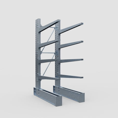 Cantilever Rack - Single Sided - Heavy Duty - Hot Dip Galvanized - Full Bay - Height 3048mm