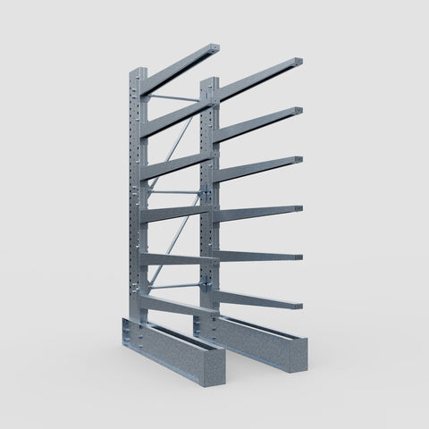 Cantilever Rack - Single Sided - Super Heavy Duty - Hot Dip Galvanized - Full Bay - Height 4267mm