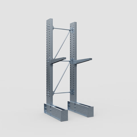 Cantilever Rack - Single Sided - Heavy Duty - Hot Dip Galvanized - Full Bay - Height 3048mm