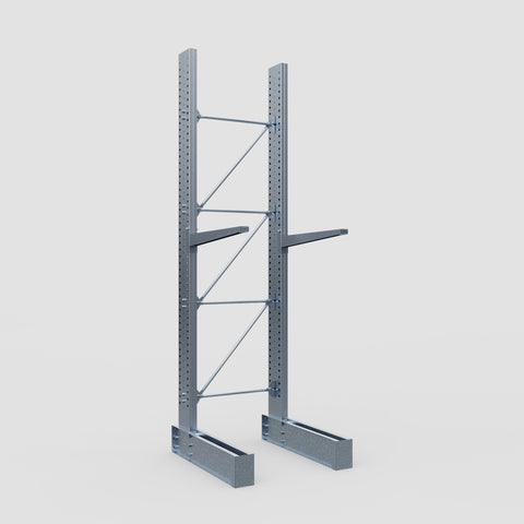 Cantilever Rack - Single Sided - Super Heavy Duty - Hot Dip Galvanized - Full Bay - Height 4877mm