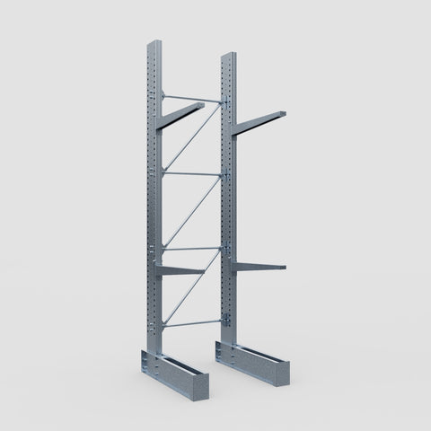 Cantilever Rack - Single Sided - Heavy Duty - Hot Dip Galvanized - Full Bay - Height 4572mm