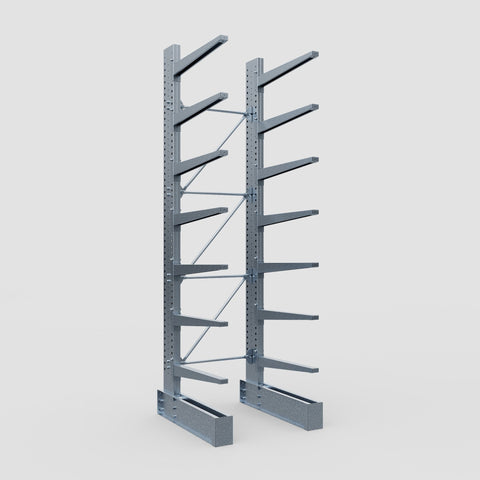 Cantilever Rack - Single Sided - Ultra Heavy Duty - Hot Dip Galvanized - Full Bay - Height 4877mm