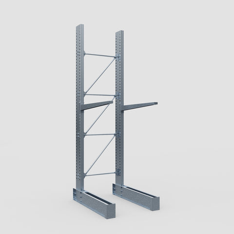 Cantilever Rack - Single Sided - Super Heavy Duty - Hot Dip Galvanized - Full Bay - Height 4877mm