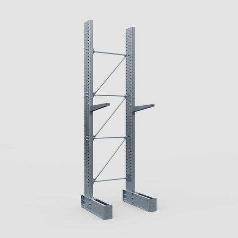 Cantilever Rack - Single Sided - Heavy Duty - Hot Dip Galvanized - Full Bay - Height 4572mm