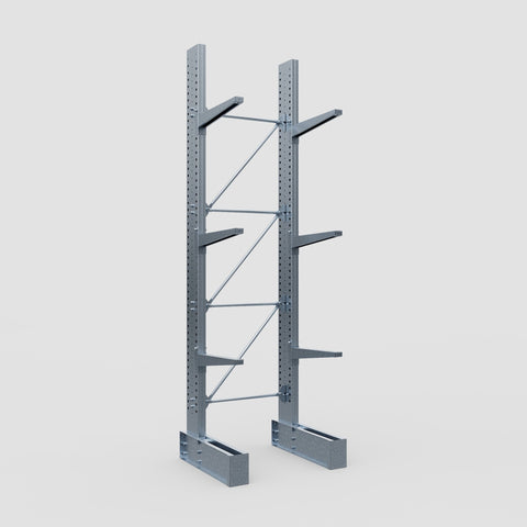 Cantilever Rack - Single Sided - Super Heavy Duty - Hot Dip Galvanized - Full Bay - Height 4877mm