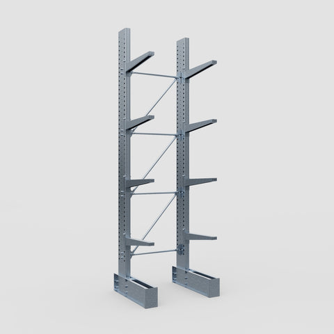 Cantilever Rack - Single Sided - Heavy Duty - Hot Dip Galvanized - Full Bay - Height 4572mm