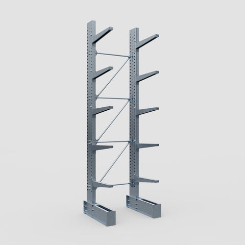 Cantilever Rack - Single Sided - Ultra Heavy Duty - Hot Dip Galvanized - Full Bay - Height 4877mm