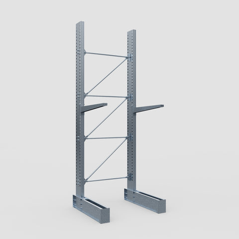 Cantilever Rack - Single Sided - Heavy Duty - Hot Dip Galvanized - Full Bay - Height 4572mm