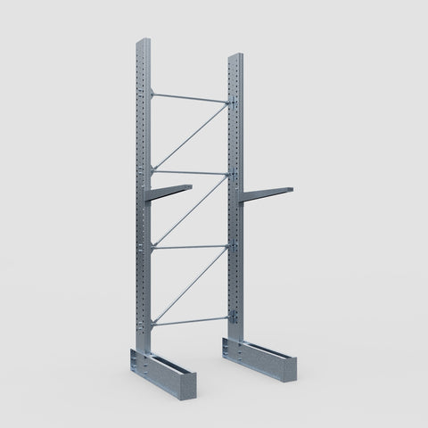 Cantilever Rack - Single Sided - Super Heavy Duty - Hot Dip Galvanized - Full Bay - Height 4877mm
