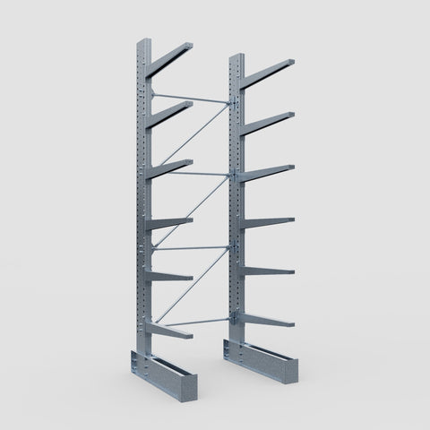 Cantilever Rack - Single Sided - Super Heavy Duty - Hot Dip Galvanized - Full Bay - Height 4877mm