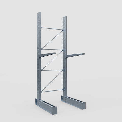 Cantilever Rack - Single Sided - Heavy Duty - Hot Dip Galvanized - Full Bay - Height 4572mm